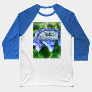 Blue Lace Cap Hydrangea Let's Dance Starlight Baseball T-Shirt